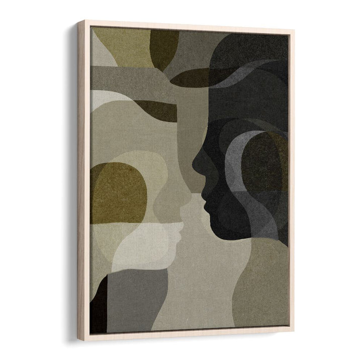 emerging by dan hobday abstract art abstract paintings in Oak Wood Floater Frame