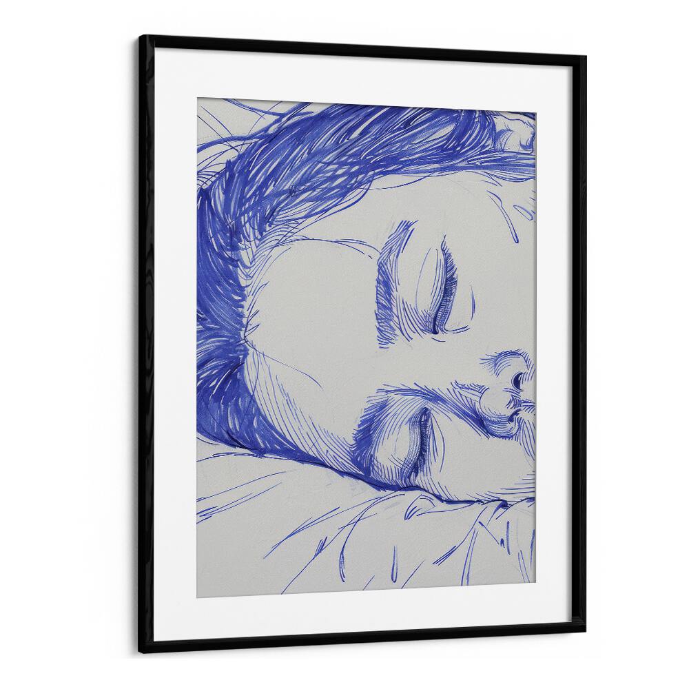 empress of dreams electric wall art prints in Black Frame With Mount