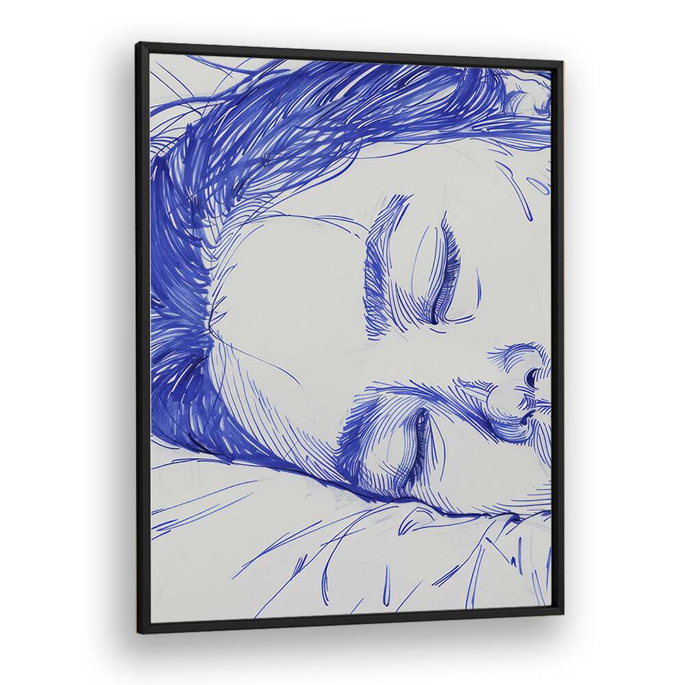 empress of dreams electric wall art prints in Black Plain Frame