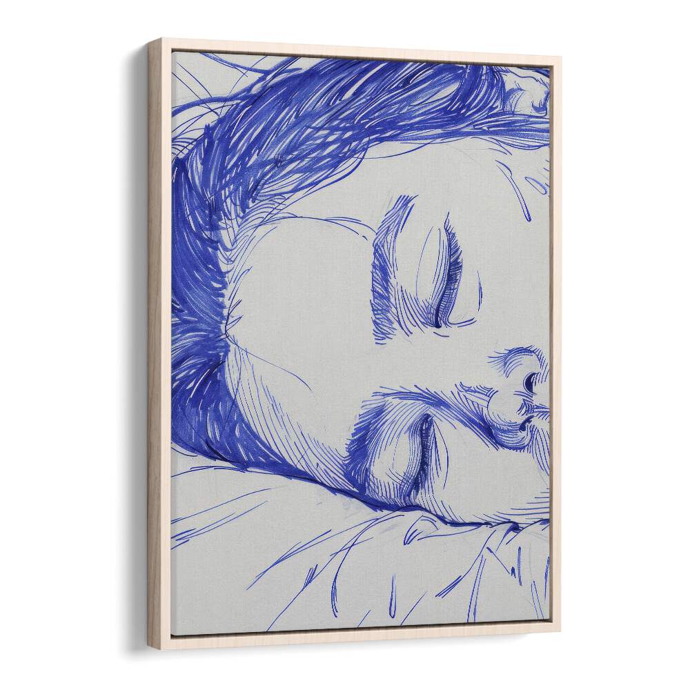 empress of dreams electric wall art prints in Oak Wood Floater Frame