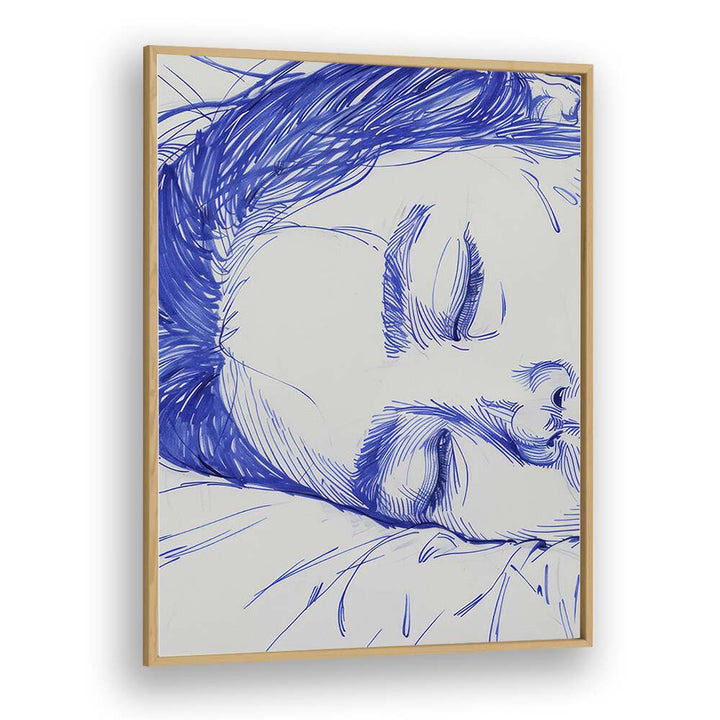 empress of dreams electric wall art prints in Oak Wood Plain Frame