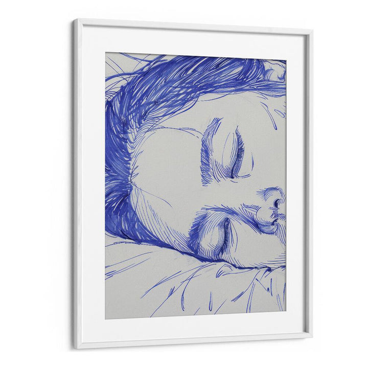 empress of dreams electric wall art prints in White Frame With Mount