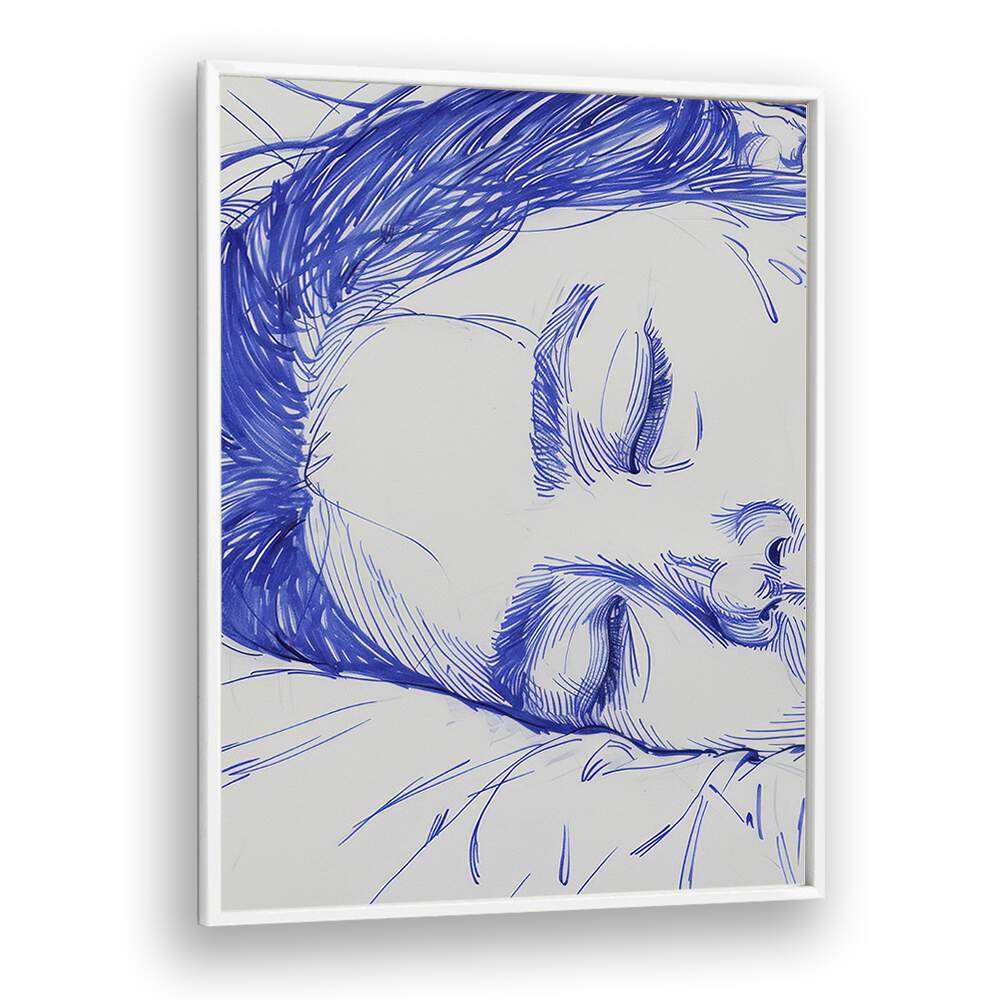 empress of dreams electric wall art prints in White Plain Frame