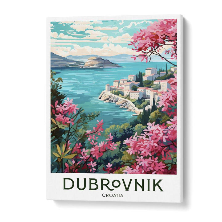 enchanting dubrovnik travel posters in Gallery Wrap