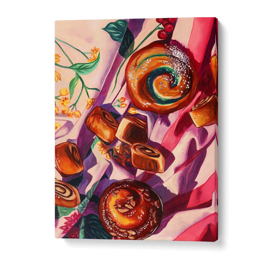 evening jazz kitchen posters in Gallery Wrap