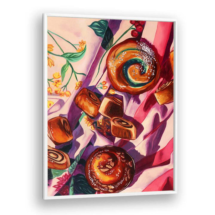 evening jazz kitchen posters in White Plain Frame