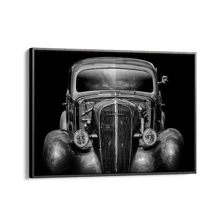 excalibur car poster in Black Floater Frame