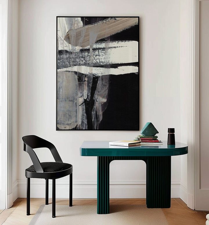 falling by dan hobday abstract art abstract paintings Artwork I placed on a wall