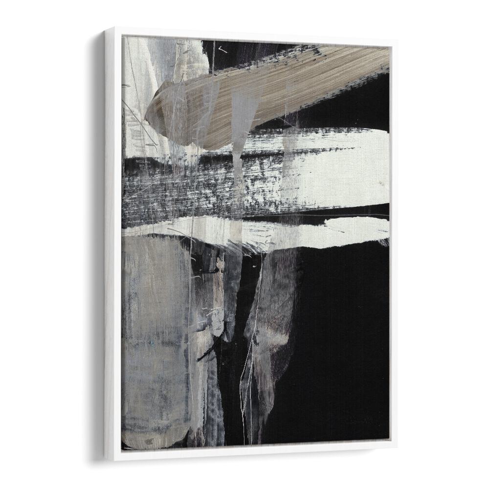 falling by dan hobday abstract art abstract paintings in White Floater Frame