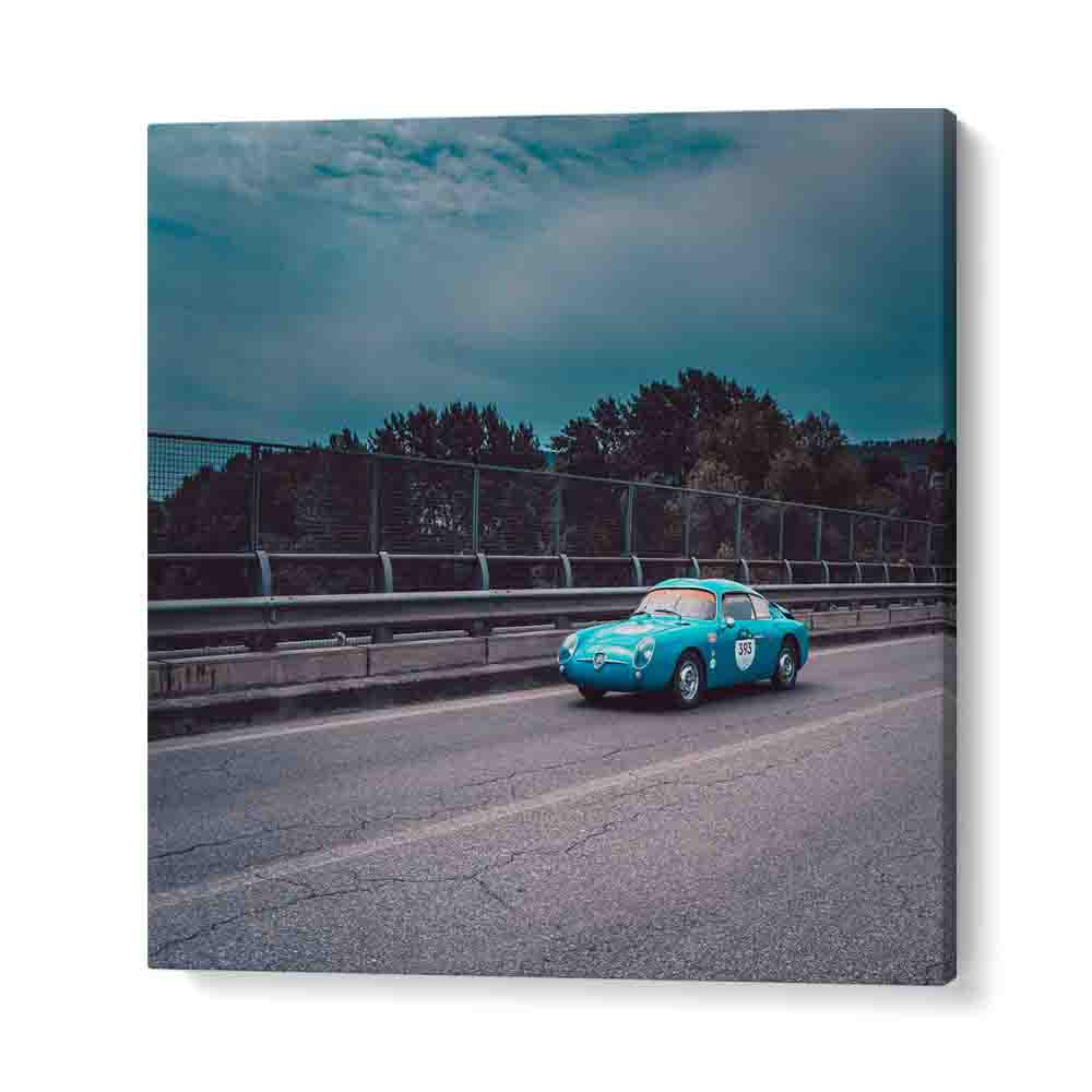 fast car car poster in Gallery Wrap