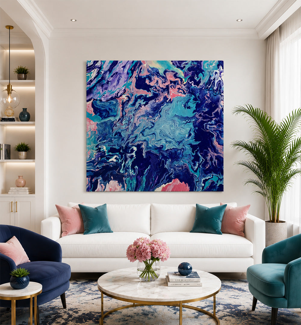 AQUA NOCTURNE I  , HANDMADE ARTWORKS