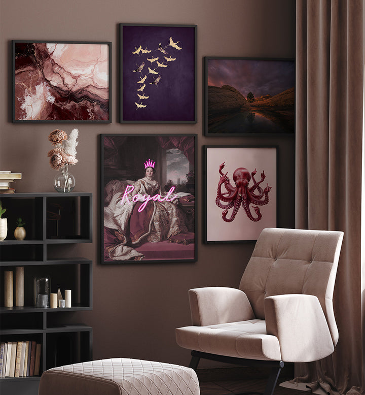 BOLD ROYALE GALLERY WALL , GALLERY WALLS & SETS