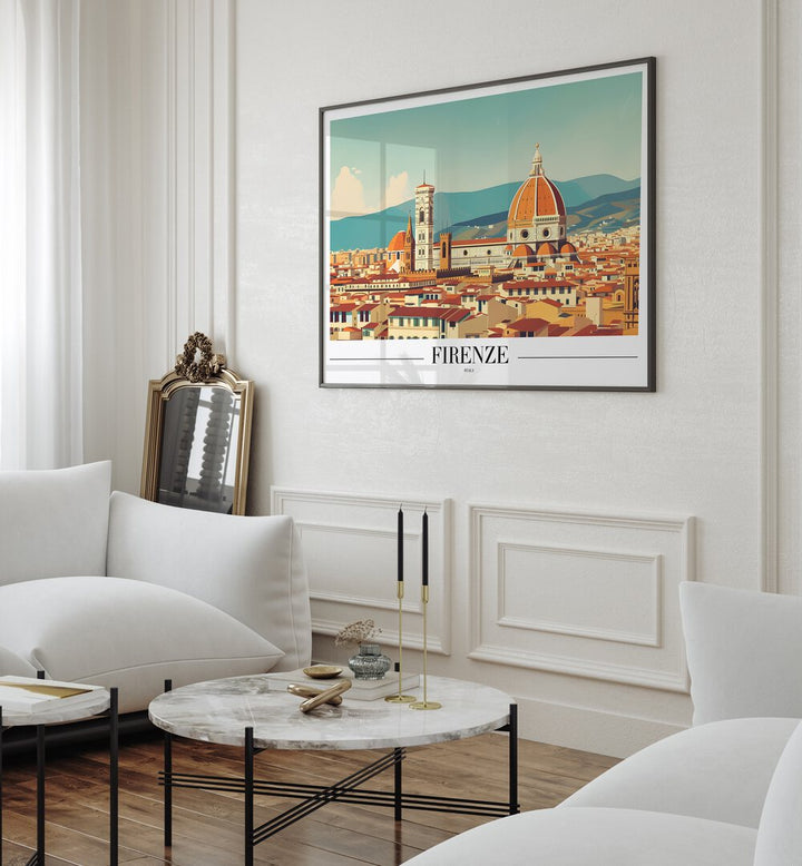 firenze-italy travel posters Artwork I placed on a Wall 