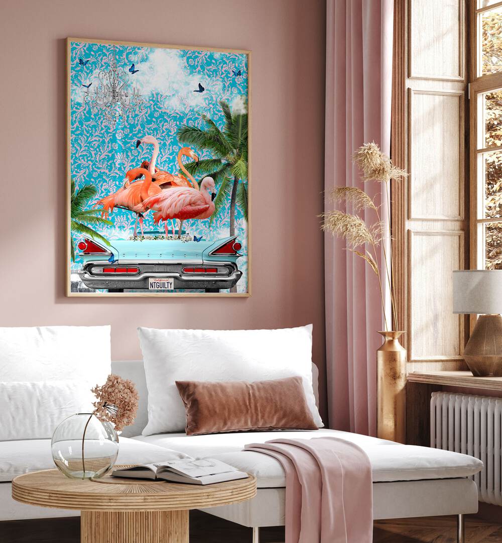 flamboyance california dream by sue skellern wall art prints Artwork I placed on a wall