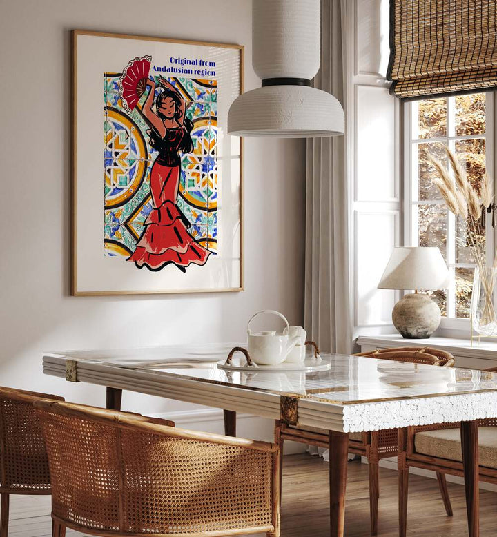 flamenco i kitchen posters kitchen art prints Artwork II placed on a wall