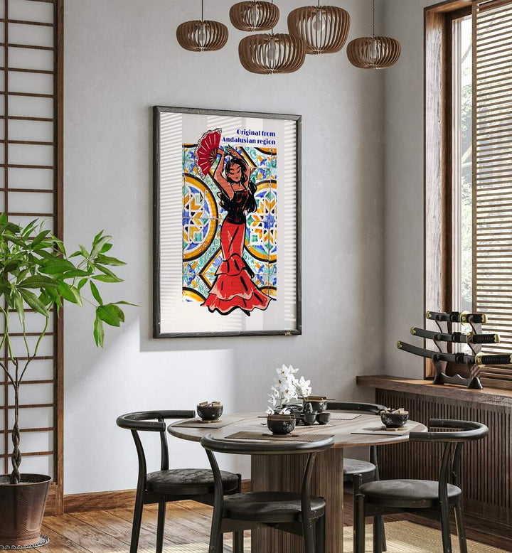 flamenco i kitchen posters kitchen art prints Artwork IV placed on a wall