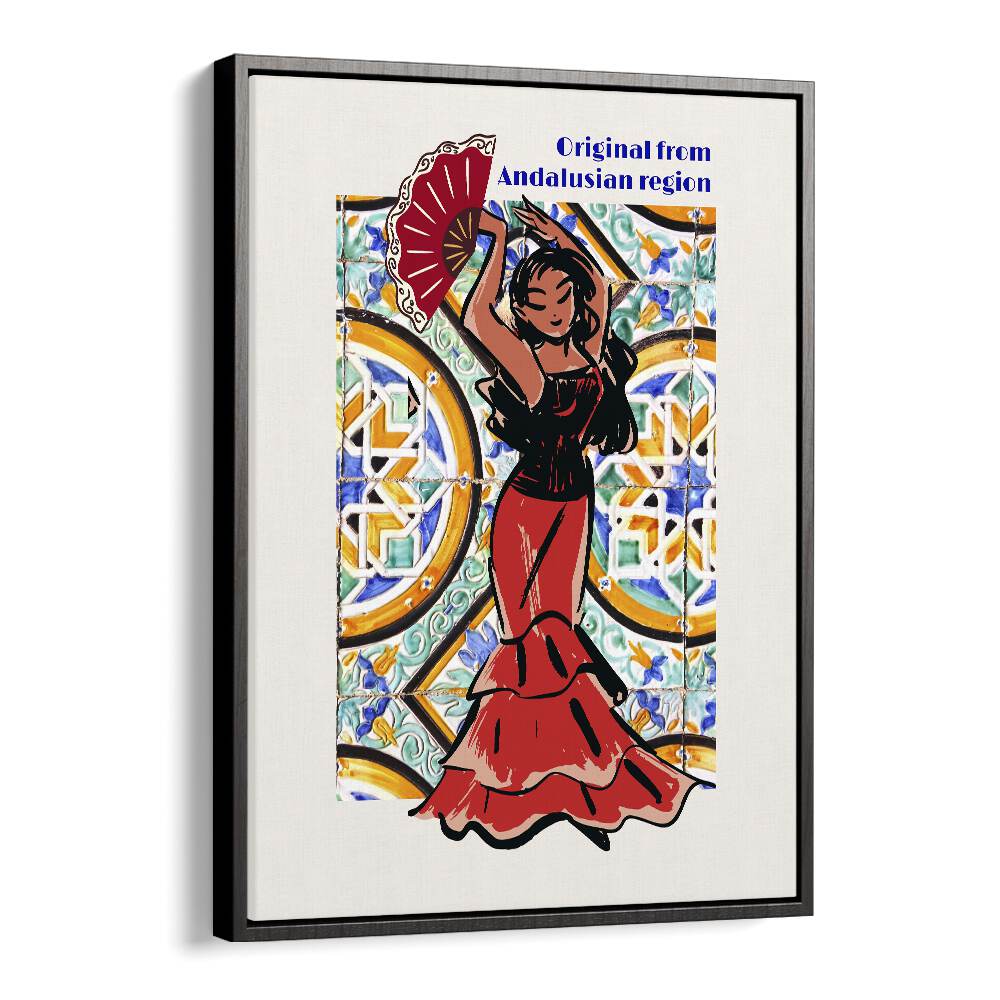 flamenco i kitchen posters kitchen art prints in Black Floater Frame