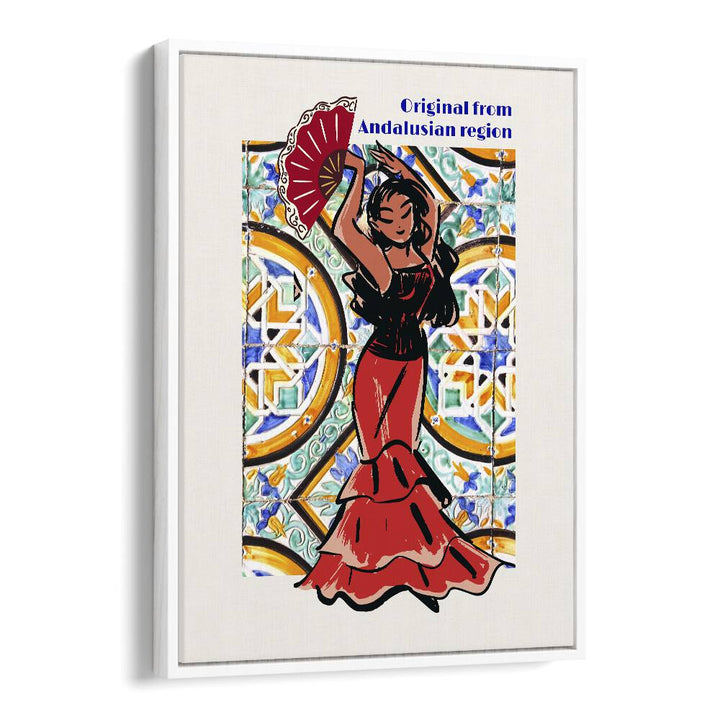 flamenco i kitchen posters kitchen art prints in White Floater Frame