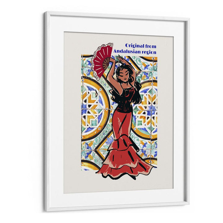 flamenco i kitchen posters kitchen art prints in White Frame With Mount