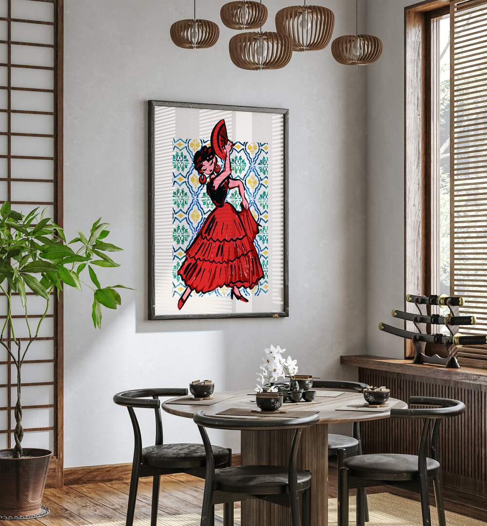 flamenco ii kitchen posters kitchen art prints Artwork II placed on a wall