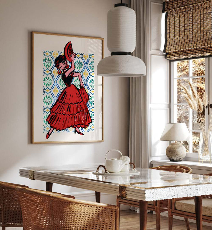 flamenco ii kitchen posters kitchen art prints Artwork IV placed on a wall