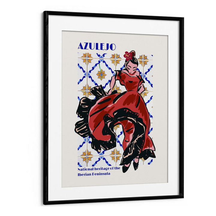 flamenco iii kitchen posters kitchen art prints in Black Frame With Mount