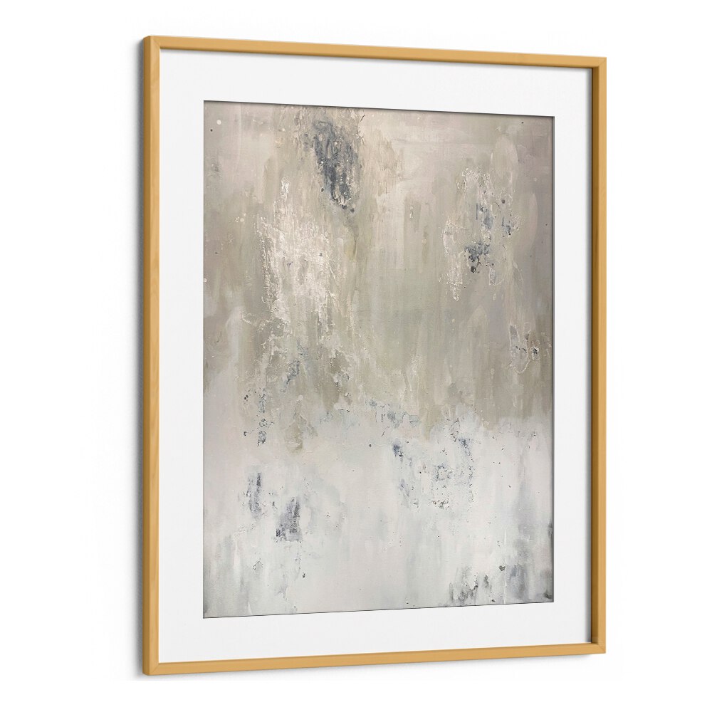 flawless abstract paintings in Oak Wood Frame With Mount