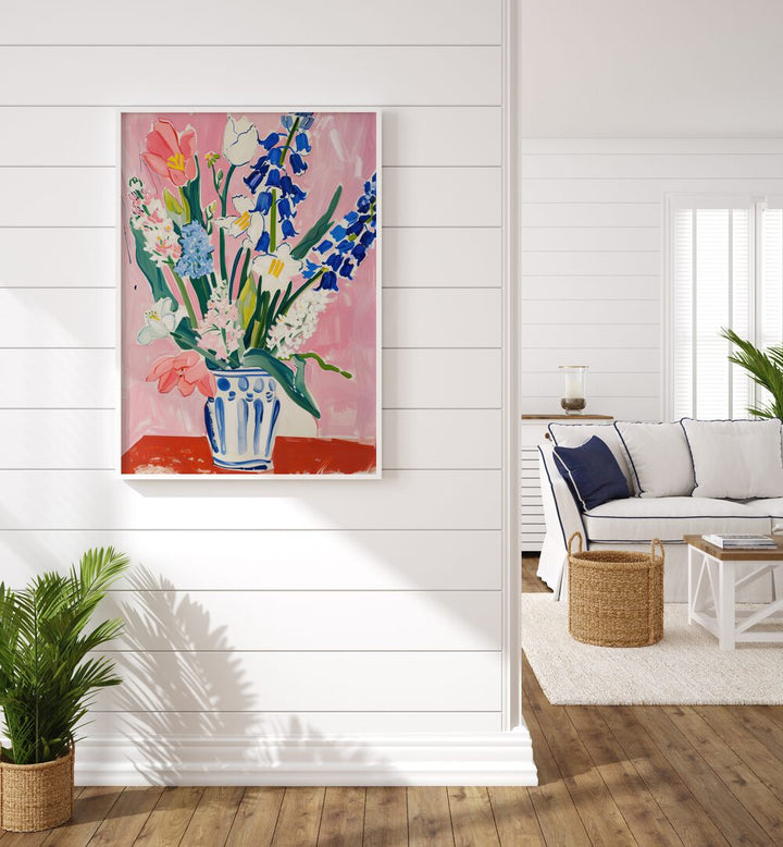 floral fusion electric wall art prints Artwork I placed on a Wall 