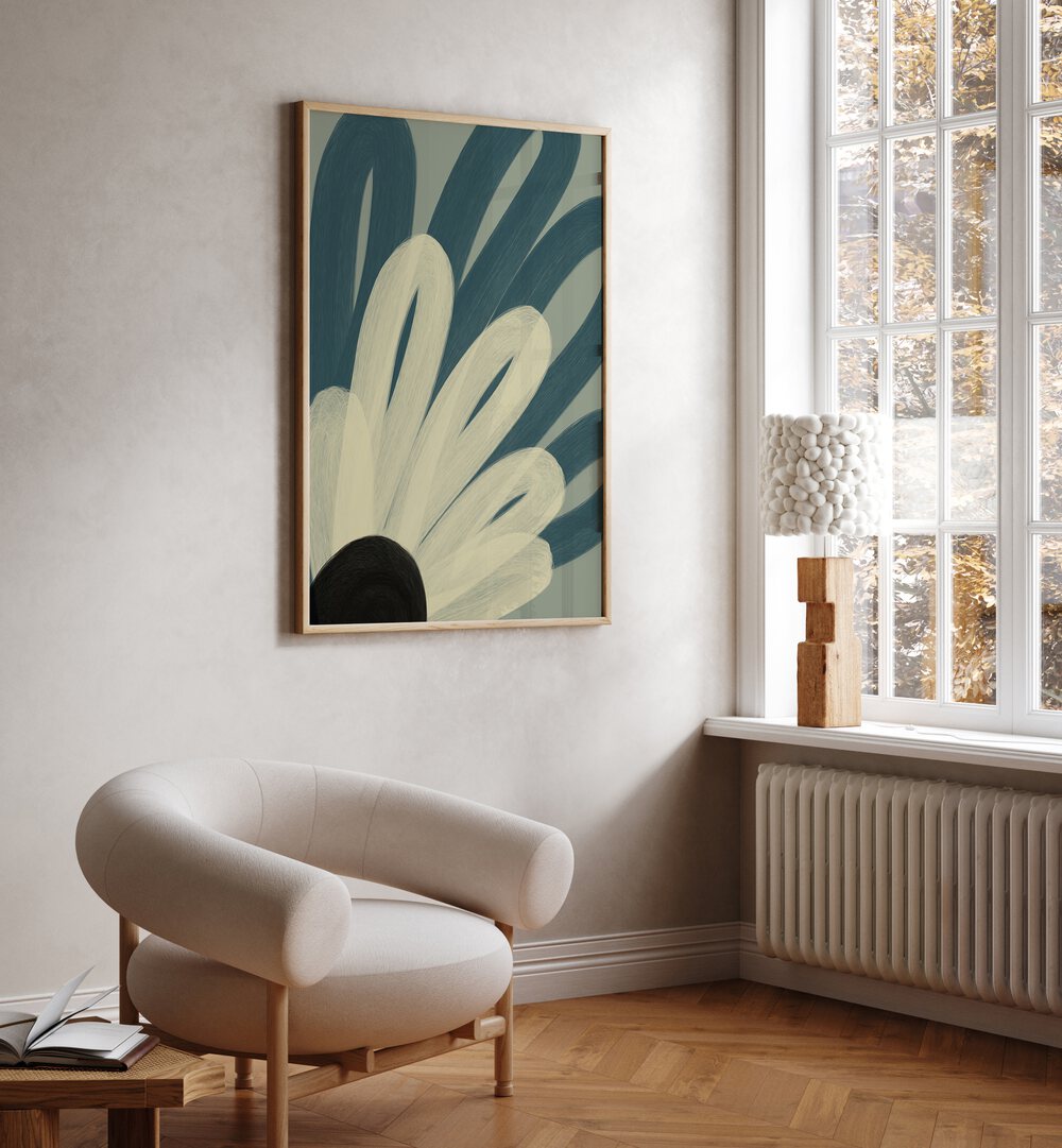 flos by yopie studio abstract art paintings Artwork II placed on a wall