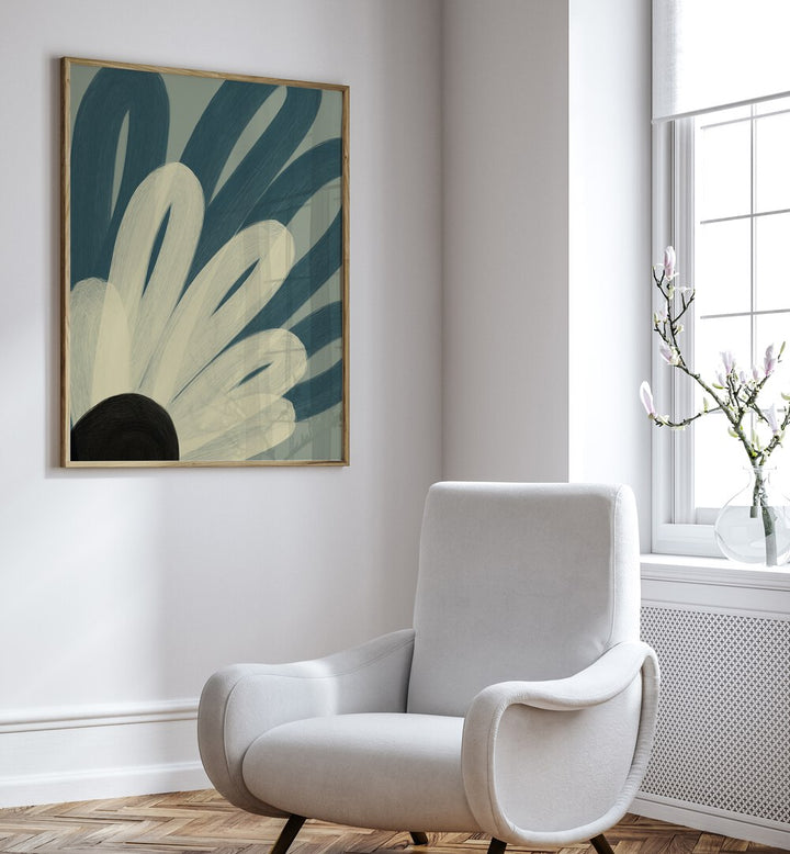 flos by yopie studio abstract art paintings Artwork IV placed on a wall