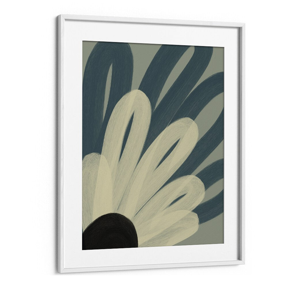 flos by yopie studio abstract art paintings in White Frame With Mount