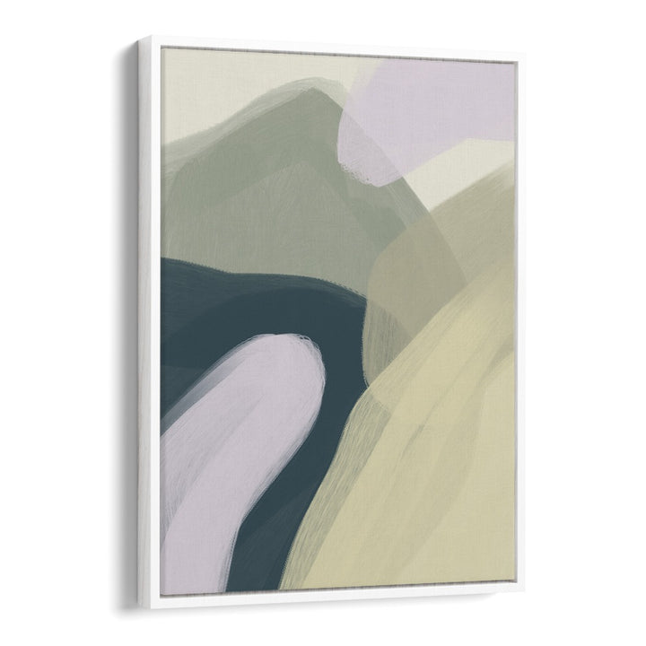 fluidity by yopie studio abstract art paintings in White Floater Frame