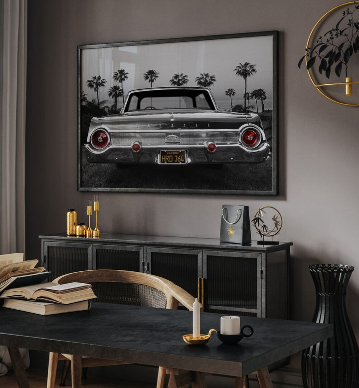 ford galaxie 500xl car poster Artwork II placed on a Wall 