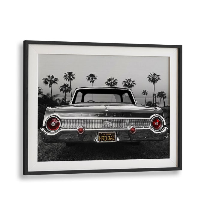 ford galaxie 500xl car poster in Black Frame With Mount