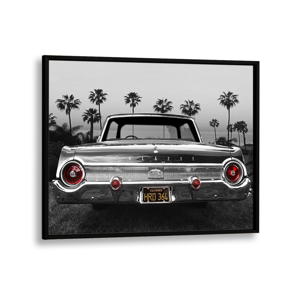 ford galaxie 500xl car poster in Black Plain Frame