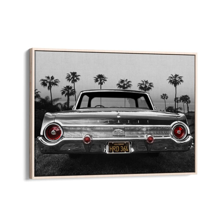 ford galaxie 500xl car poster in Oak Wood Floater Frame