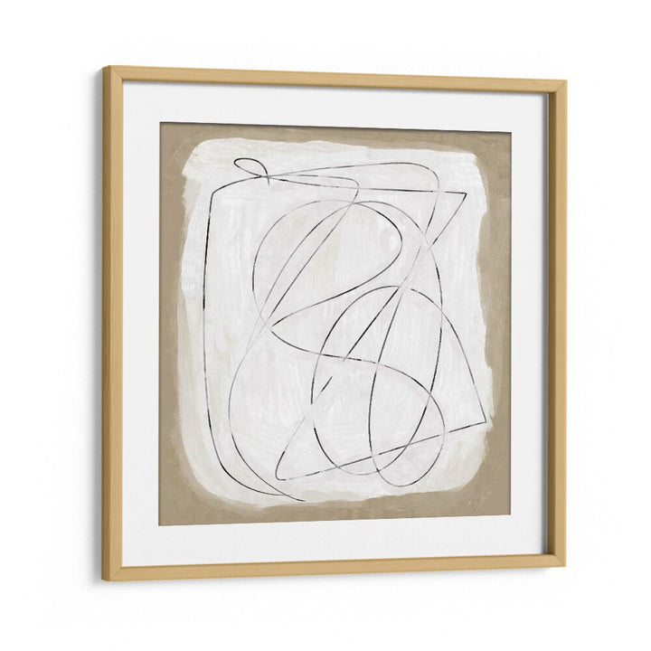 format by dan hobday abstract art abstract paintings in Oak Wood Frame With Mount