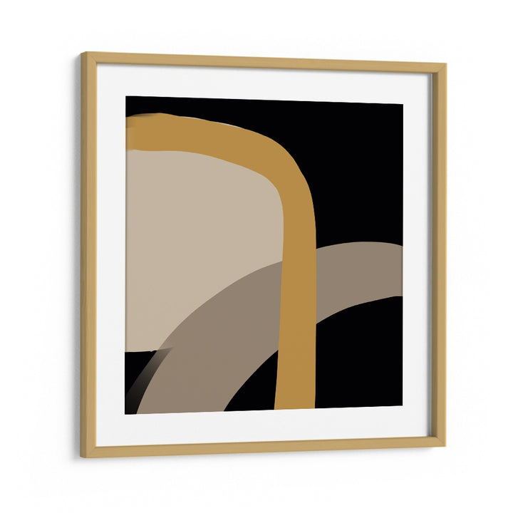 fortisyfortisy by yopie studio abstract art paintings in Oak Wood Frame With Mount