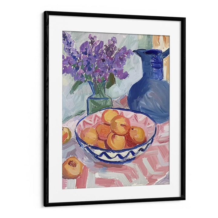 fruitful oasis electric wall art prints in Black Frame With Mount