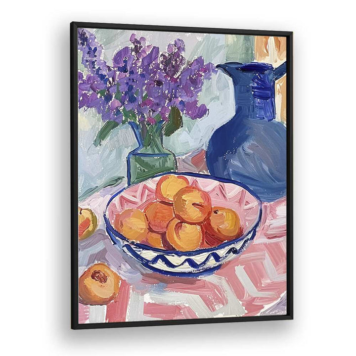 fruitful oasis electric wall art prints in Black Plain Frame