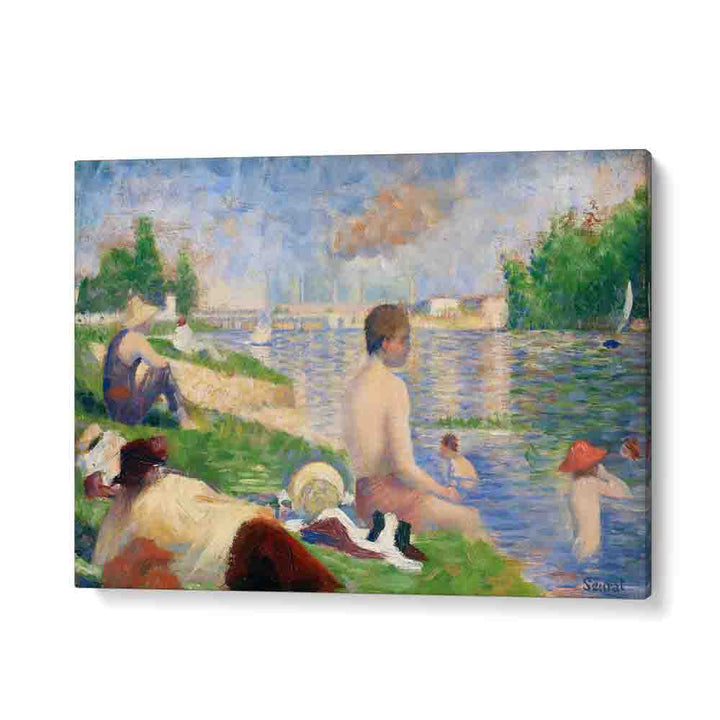 FINAL STUDY FOR “BATHERS AT ASNIÈRES” (1883)