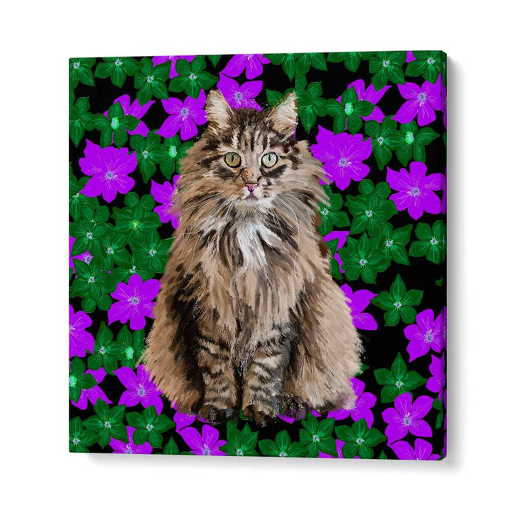 CAT IN FLOWERS