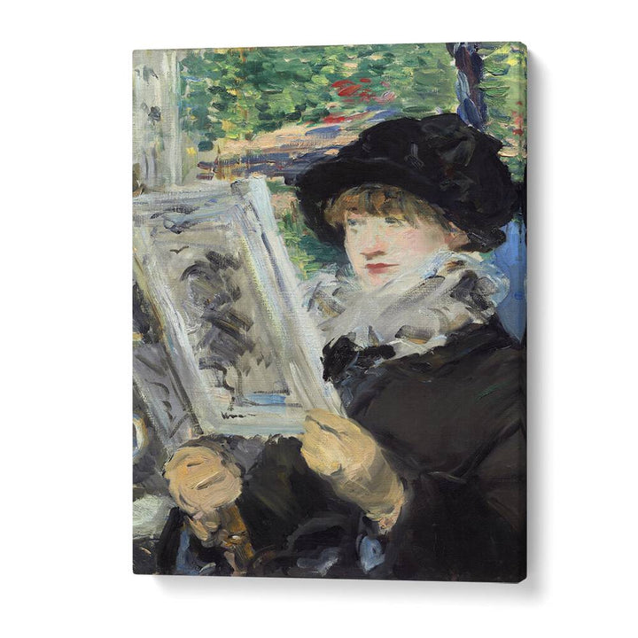 Edouard Manet painting - EDOUARD MANET (WOMAN READING) 1880 - 81 by Asianmonk