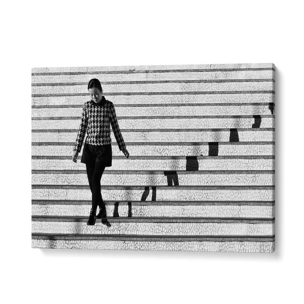 ABSTRACT painting - STAIRS II BY JUAN LUIS DURAN by Asianmonk