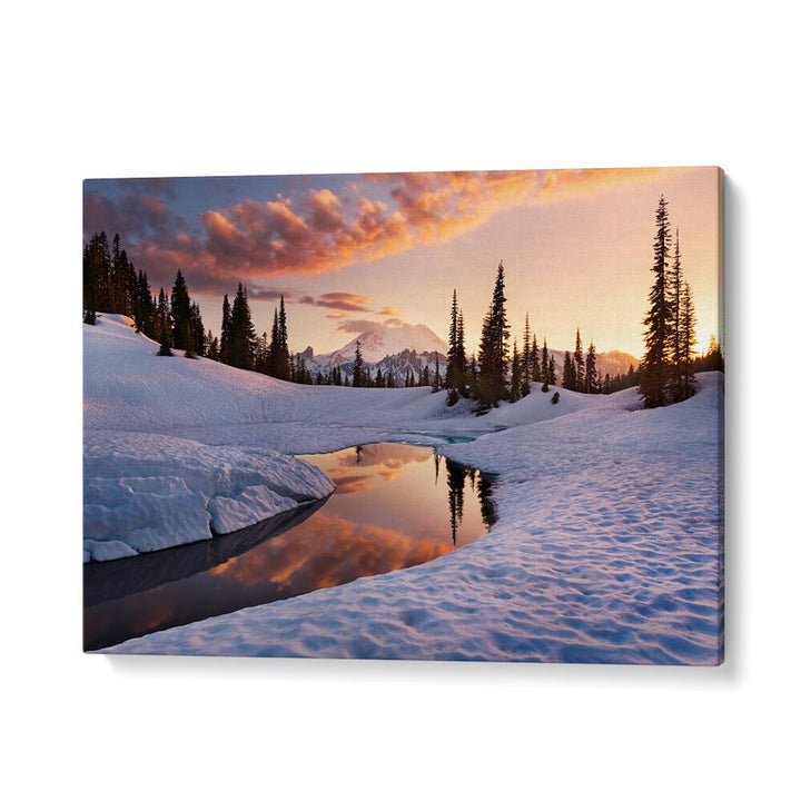 kids painting - LAKE TIPSOO IN MOUNT RAINIER by Asianmonk