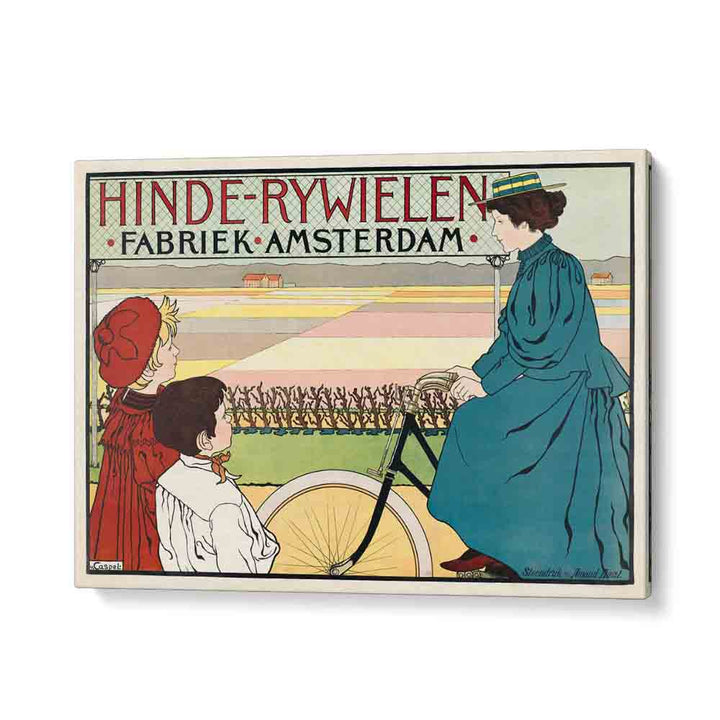 comic painting - HINDE-RIJWIELEN FABRIEK AMSTERDAM (1896–1898) by Asianmonk