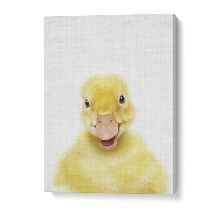 PEEKABOO BABY DUCK BY LOLA PEACOCK  , KIDS ROOM PAINTINGS , KIDS ROOM WALL ART