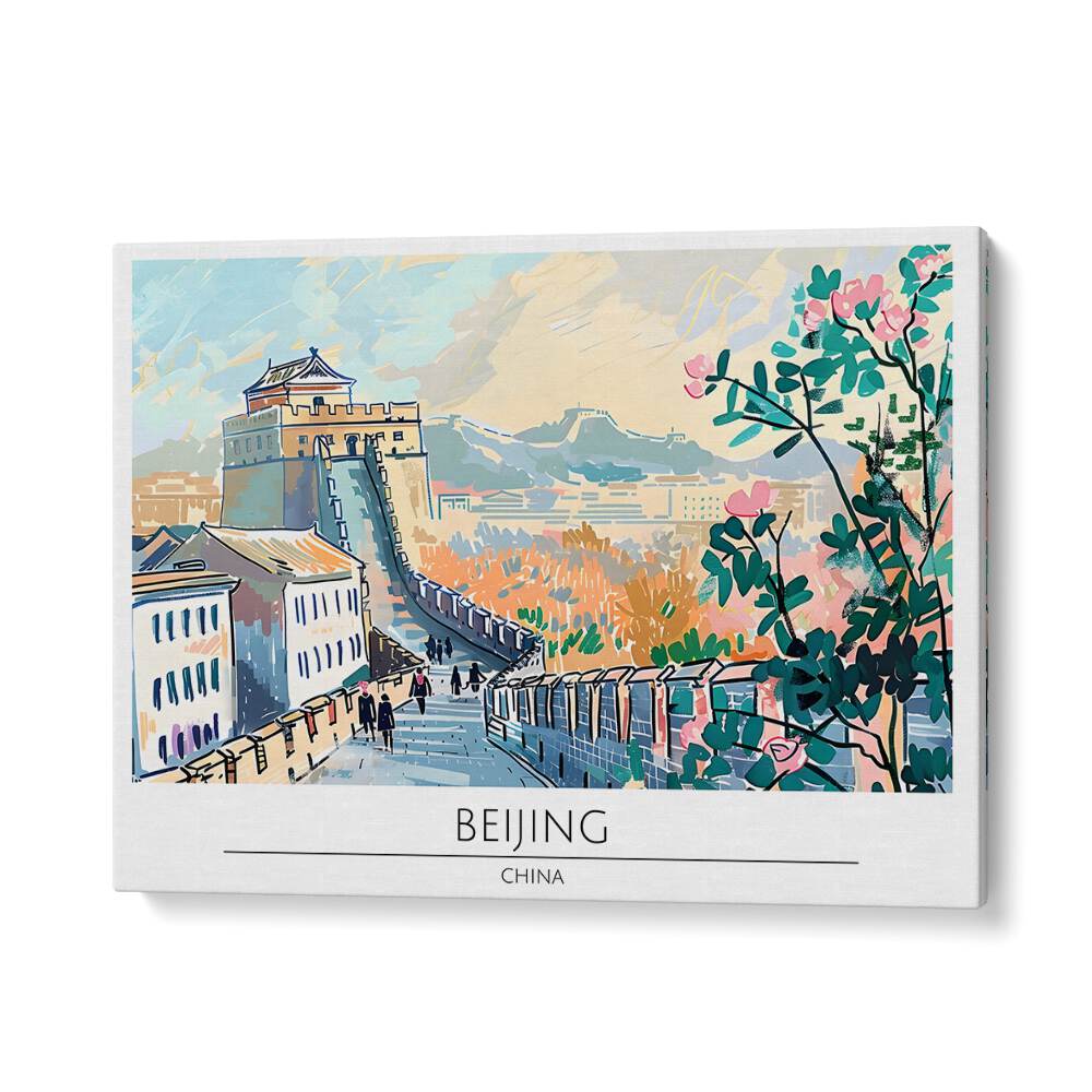 TRAVEL ART painting - BEJING CAPITAL CITY - CHINA by Asianmonk