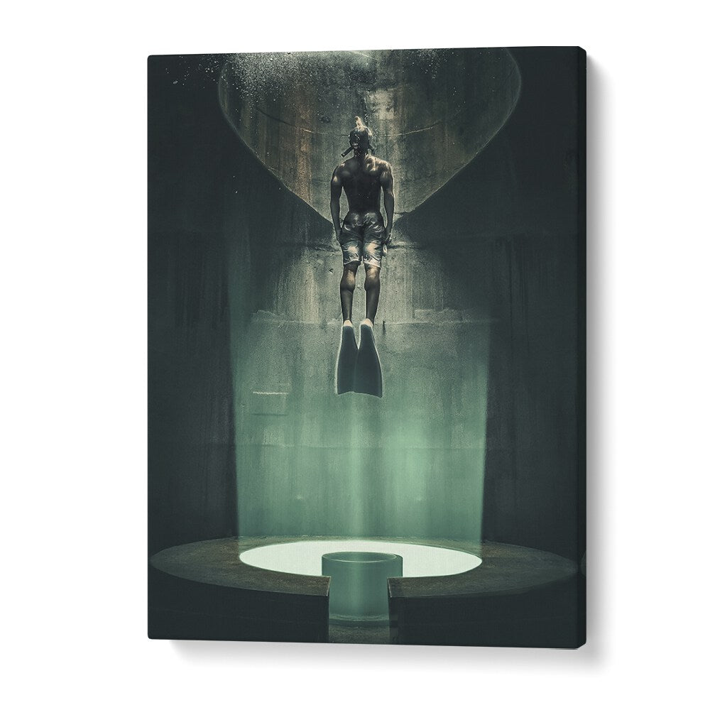 Floating Man Surreal Art Prints for Imaginative Spaces – Asianmonk