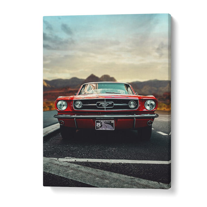 AUTOMOTIVE painting - VINTAGE CAR LOVE by Asianmonk